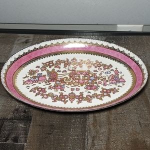 Vintage 1970 Handmade Hand Painted Tray by Mc Ornisfrion